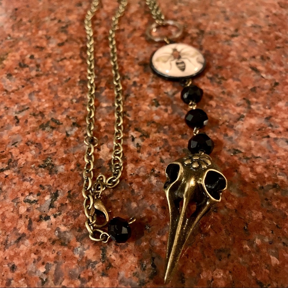 Crow Craft Antiqued Necklace